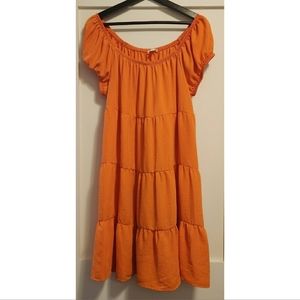 EUC Riley & Rae Orange Flowy Dress
